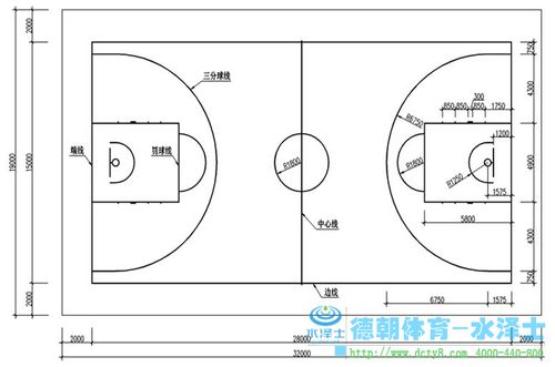 篮球场标准尺寸详解构建完美比赛空间